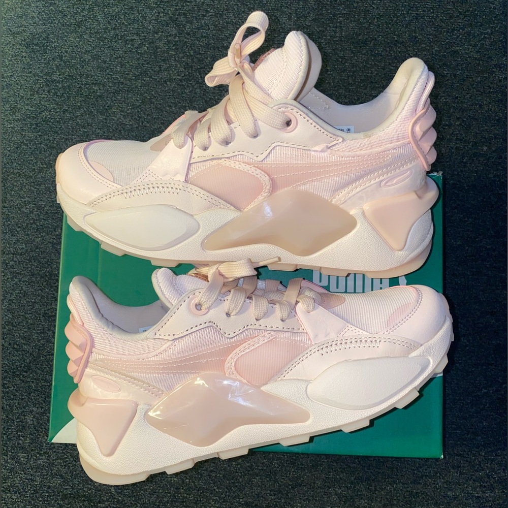 NEW Pink Puma RS-XL Forever Diamonds Sneakers. Cute Comfy Trendy Womens Shoes.